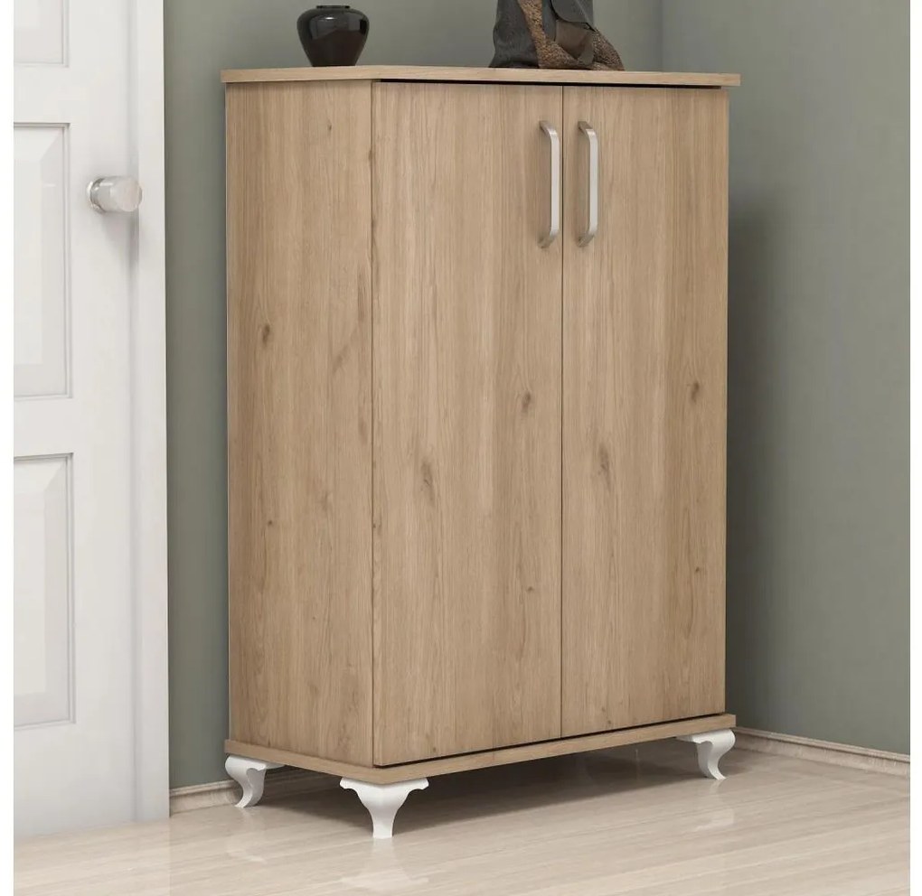 Szafka na buty ASTA 100x72 cm brązowa