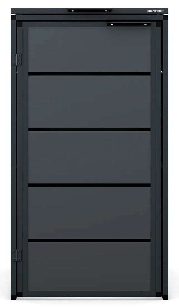 Zabudowa śmietnikowa 120L jednokomorowa, antracyt