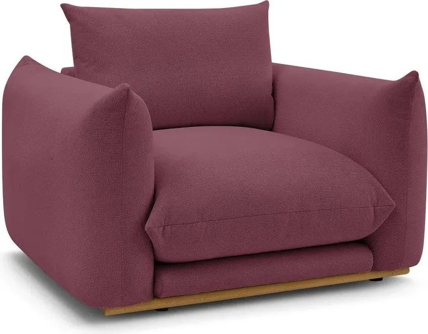 Bordowy fotel Ernest – Bobochic Paris