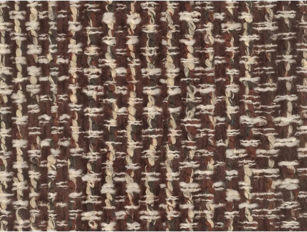 Brązowa sofa z tkaniny szenilowej 204 cm Georgia – Micadoni