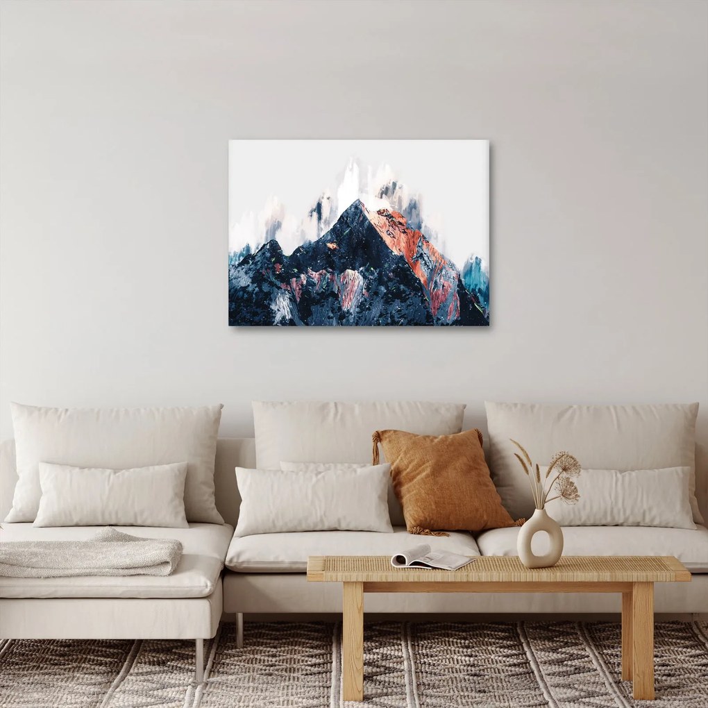 Obraz - Abstrakcyjna góra (70x50 cm)