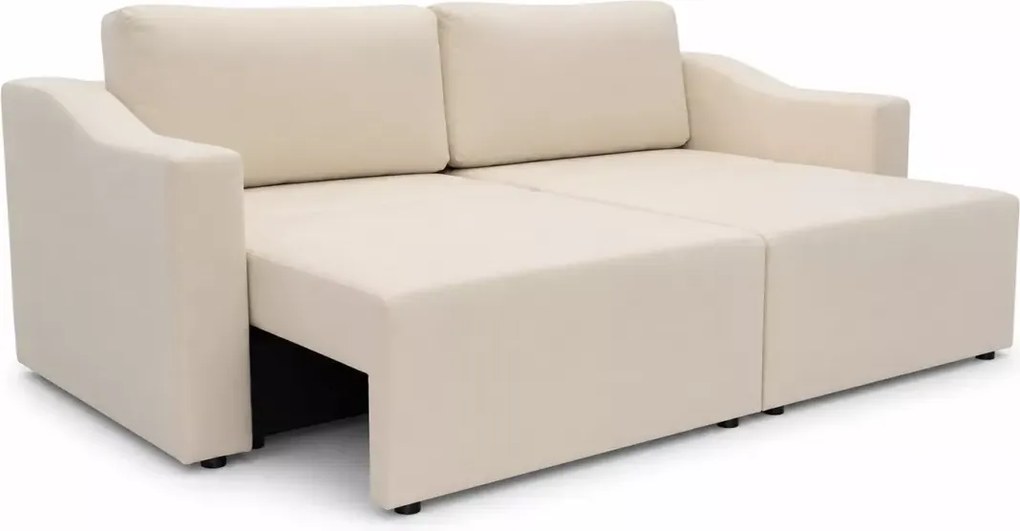 Sofa Serenity z funkcją spania i pojemnikami na pościel – nowoczesna, wygodna