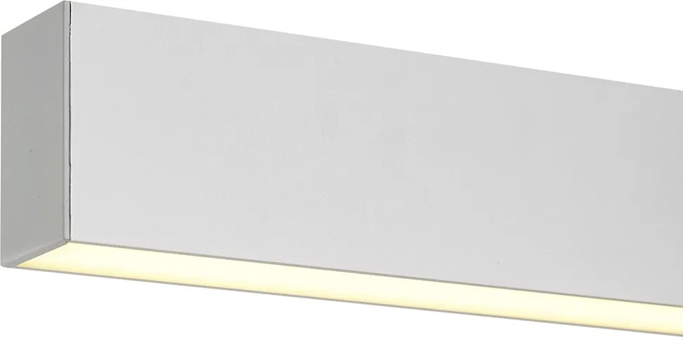 Lampa wisząca biała z LED z 3-stopniową regulacją jasności 2700-4000K z przełącznikiem DIP - Keane