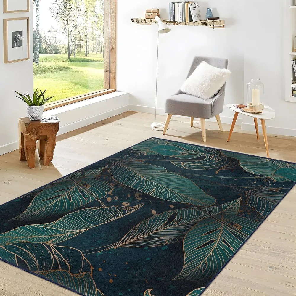 Morski dywan odpowiedni do prania 120x180 cm Midnight Jungle – Mila Home