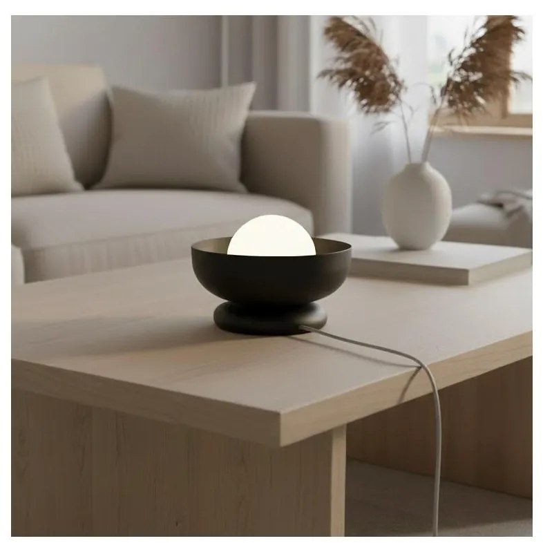 Lampa stołowa OZZY 1xG9/8W/230V czarna