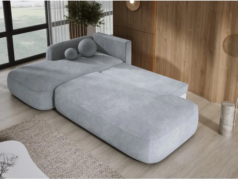 Narożnik BLOOM z funkcją spania układ L Lewy Tkanina CLOUD 81