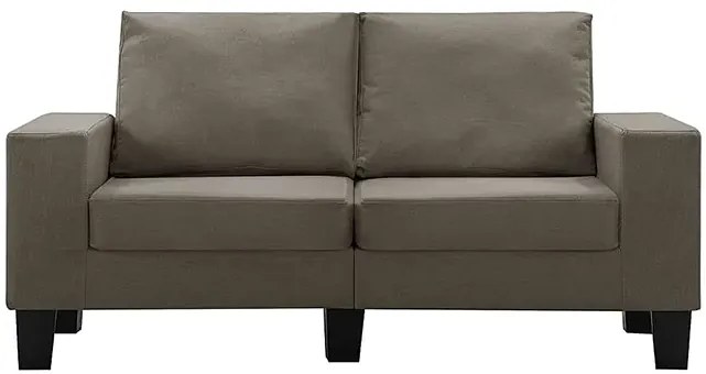 2-osobowa sofa taupe z podłokietnikami W3-F85