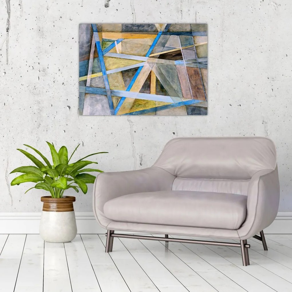 Obraz na szkle - Abstrakcja (70x50 cm)