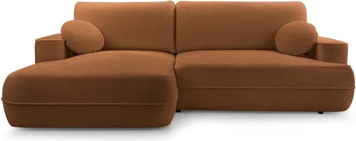 Narożnik FUEGO wolnostojący układ L strona Lewa z funkcją spania w tkaninie Bubble 10