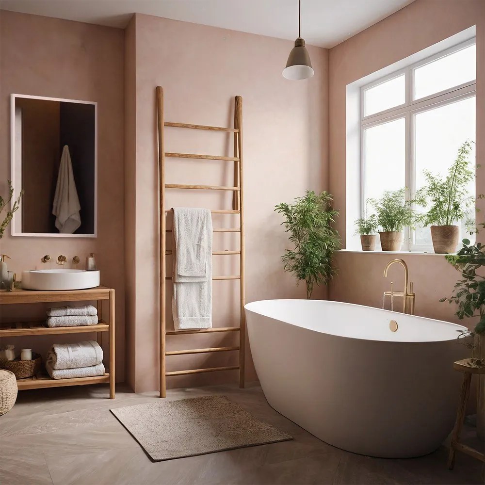 Lustro ścienne 52x72 cm Pink – knor