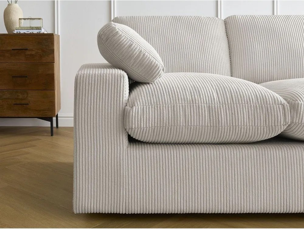 Beżowy sztruksowy narożnik Belair – Bobochic Paris