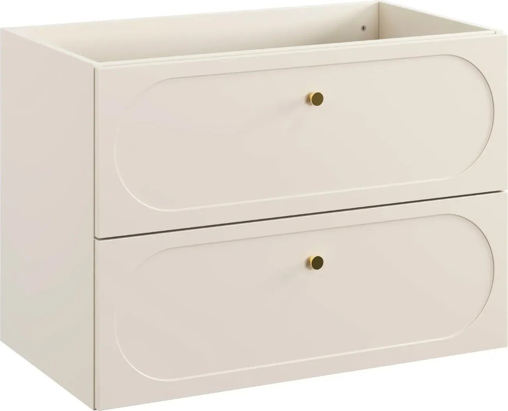 Szafka pod umywalkę DONNA SAND 2S 80cm beż piaskowy COMAD