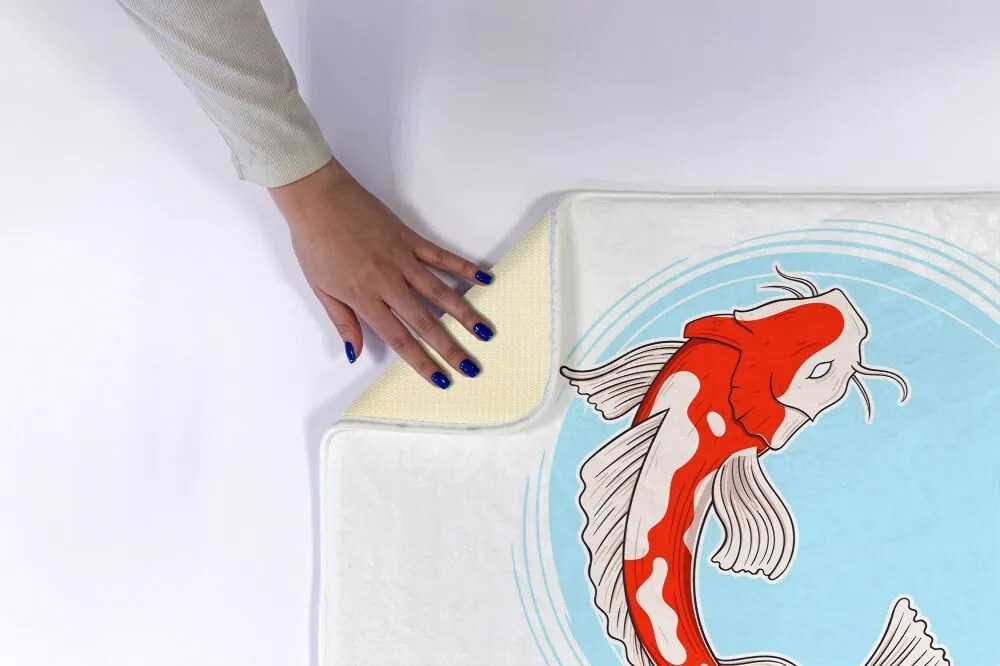 Dywanik łazienkowy antypoślizgowy Dywanik łazienkowy antypoślizgowy Karp Koi