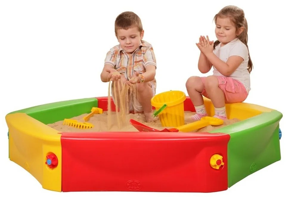 Plastikowa piaskownica dla dzieci, śr. 120 cm
