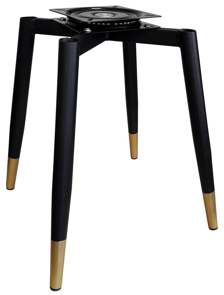 Krzesło obrotowe Velvet podstawa czarno-złota BL06