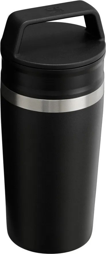 Czarny kubek termiczny ze stali nierdzewnej 350 ml Café-To-Go Travel Mug Black 2.0 – Stanley