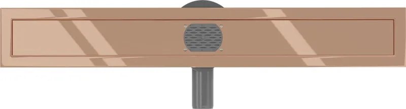 Mexen Flat 360° korpus do odpływu liniowego obrotowy 60 cm, różowe złoto - 1640060