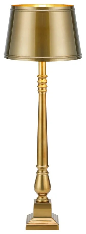 Lampa stołowa w kolorze złota z metalowym kloszem (wysokość 66 cm) Metallo – Markslöjd