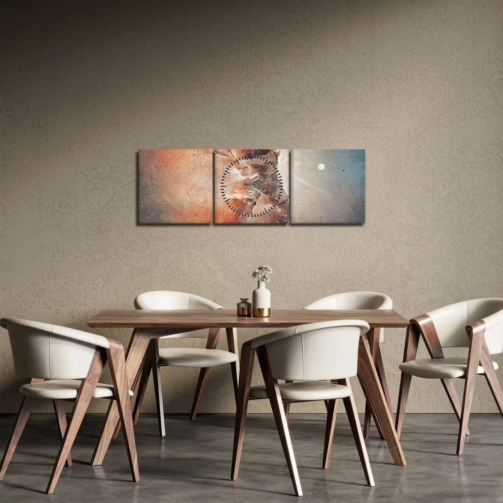 Obraz - Tenisista (z zegarem) (90x30 cm)