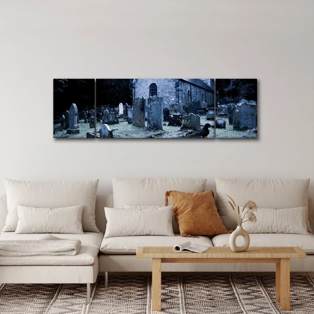 Obraz - Ciemna noc (170x50 cm)