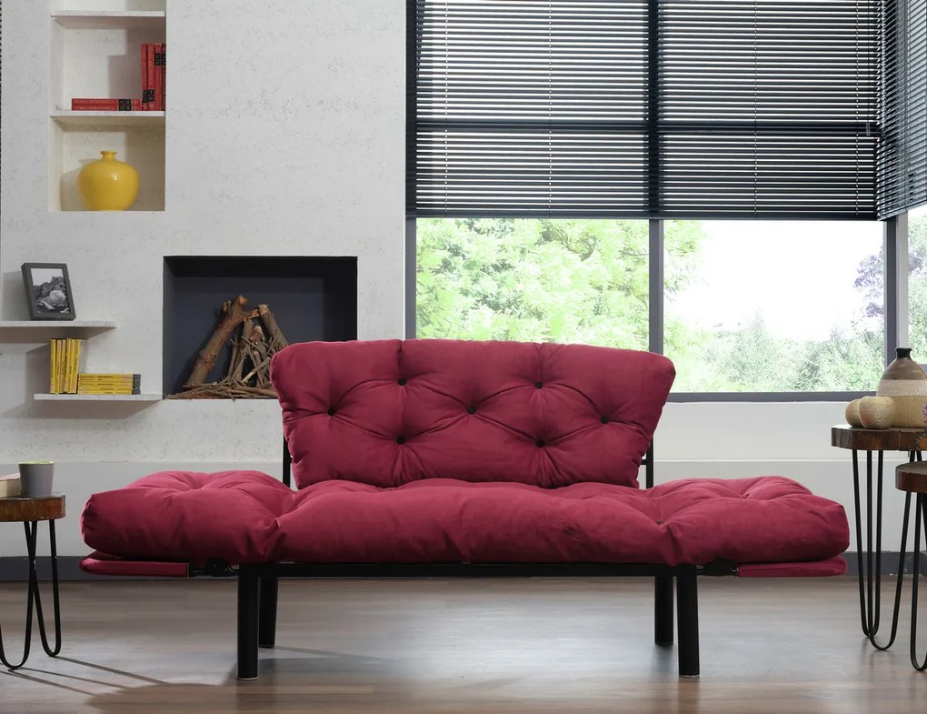 Rozkładana sofa Nitta Maroon