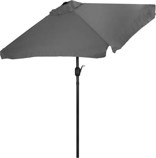 Parasol ogrodowy składany UM019 z regulacją kąta nachylenia, szary