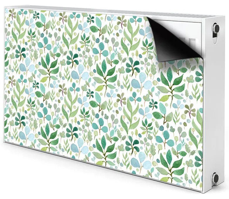 Maskownica dekoracyjna grzejnika Zielone liście