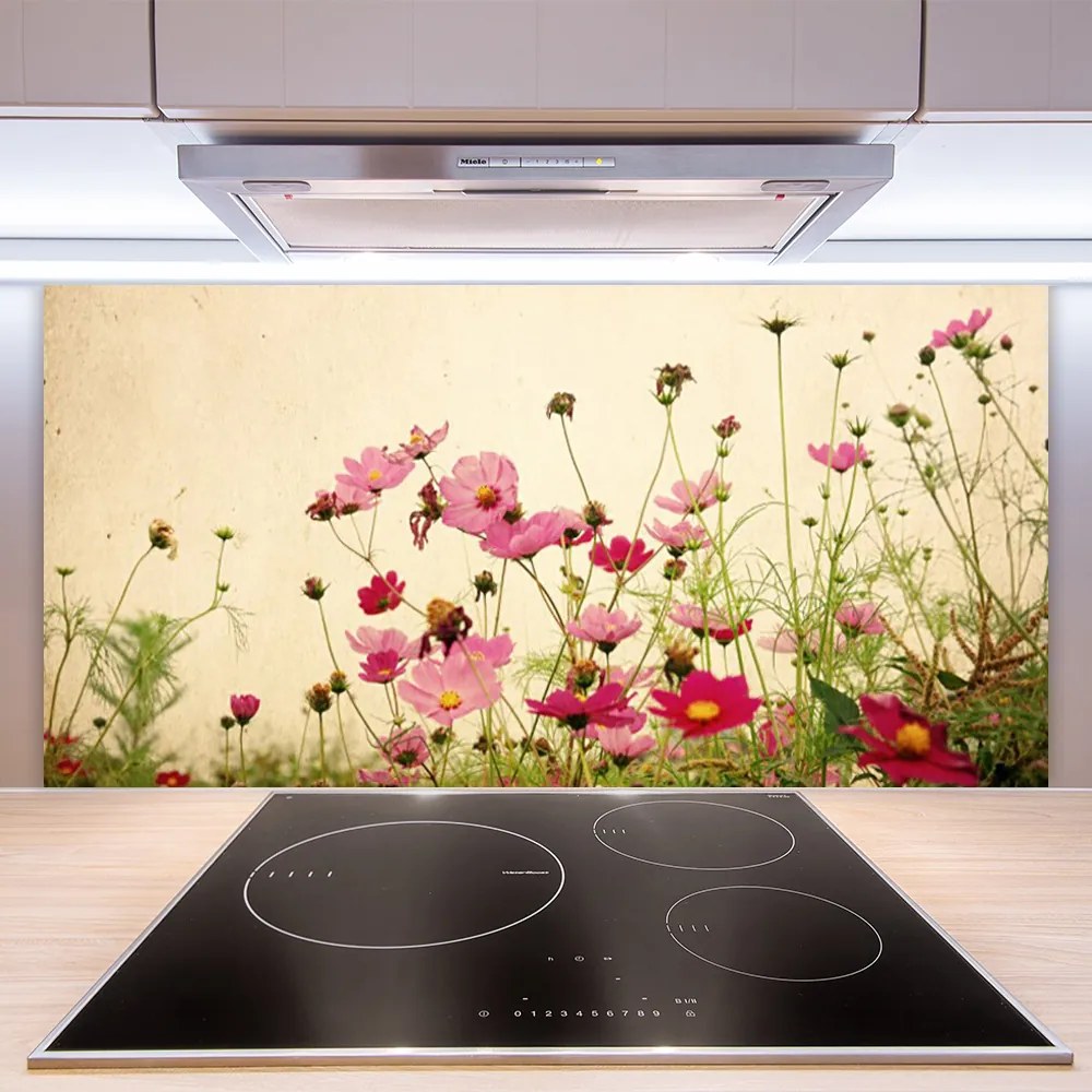 Szkło Dekoracyjne do Kuchni Bukiet Kwiatów Akwarelowych