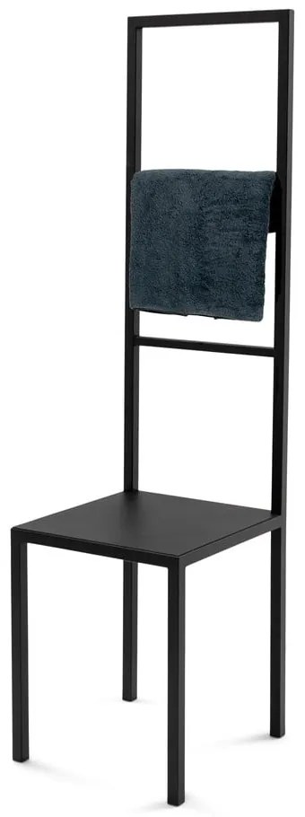 Czarny stalowy stojak na ręczniki Dressbuddy – Spinder Design