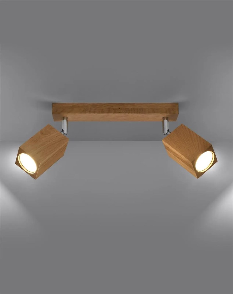 Listwa oświetleniowa KEKE 2 dąb SOLLUX LIGHTING