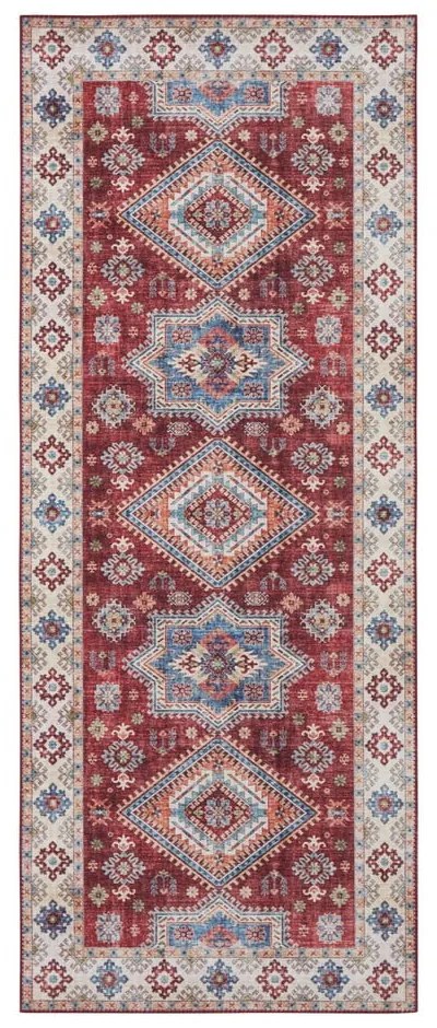 Czerwony chodnik Nouristan Gratia, 80x200 cm