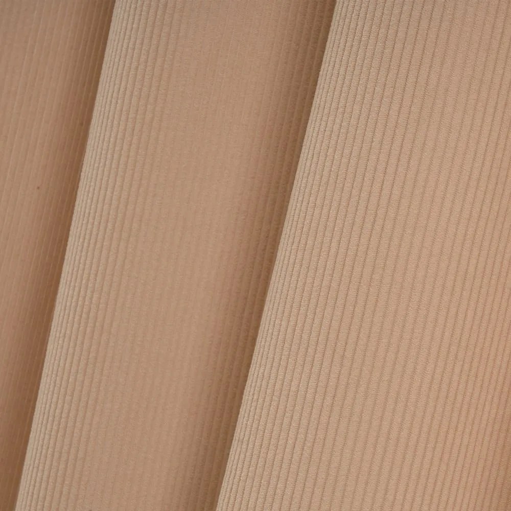 Jasnobrązowa zasłona sztruksowa 140x260 cm Merely – Casa Selección