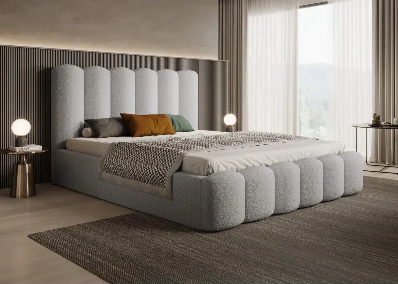 Łóżko Mona V 160 w tkaninie Abriamo 05