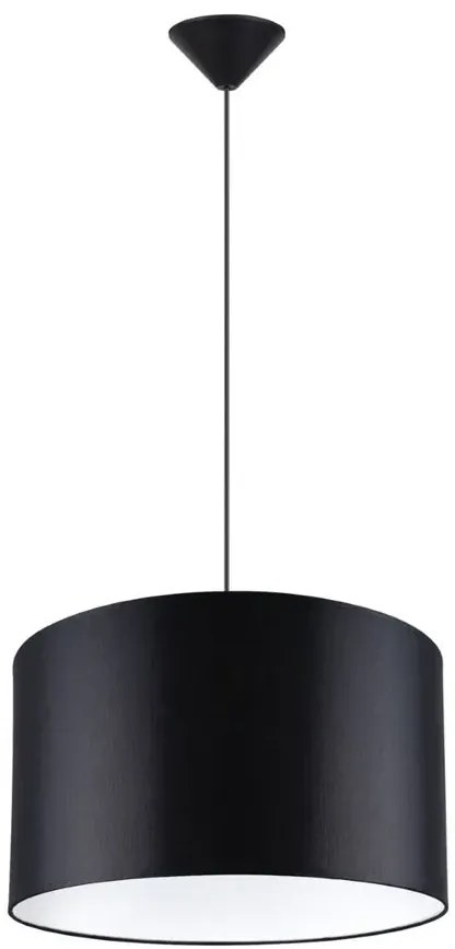 Czarna minimalistyczna lampa z abażurem - 3X A654 G3-D34