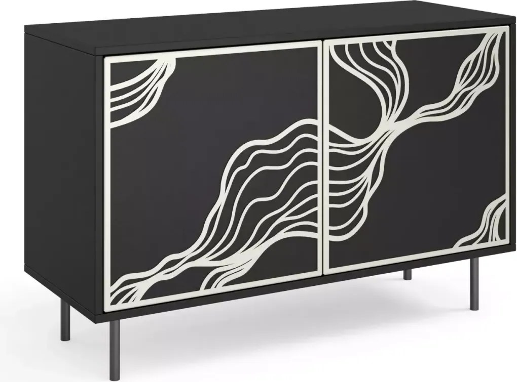 Komoda Gambia 110 cm – nowoczesna, elegancka, glamour