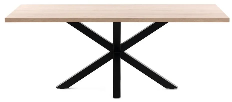 Stół do jadalni w dekorze drewna dębowego Kave Home, 200 x 100 cm