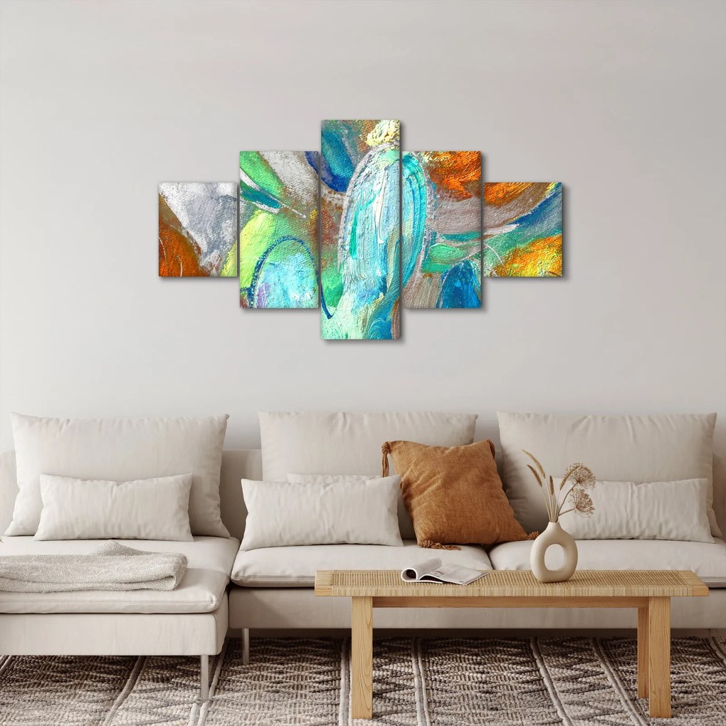 Obraz - Kolorowa abstrakcja (125x70 cm)
