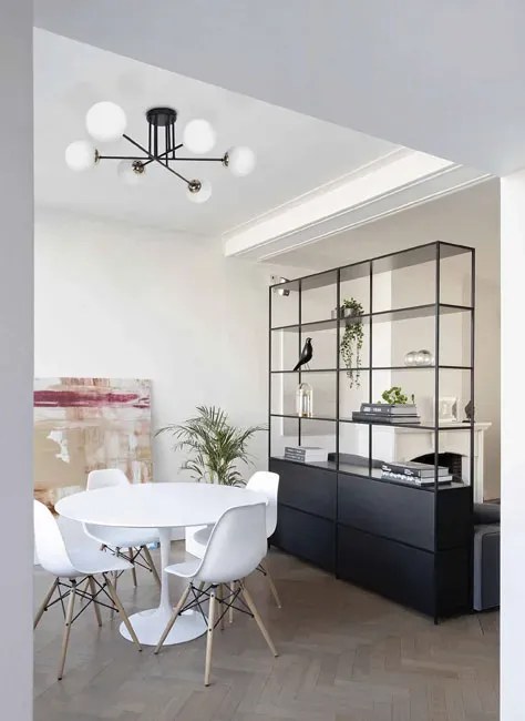 Duża lampa sufitowa w stylu glamour S848 A2-S29