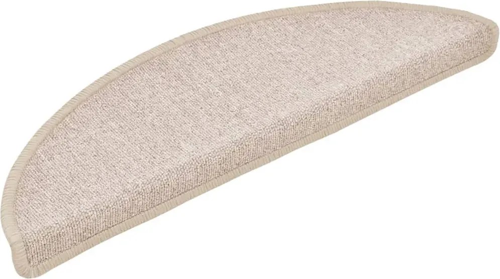 Komplet 15 samoprzylepnych nakładek na schody taupe A1-R99