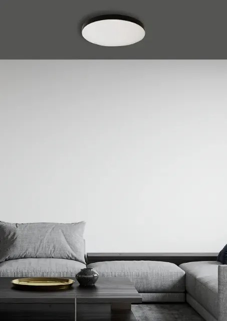 Czarna lampa sufitowa - 4X K332 C0-D15