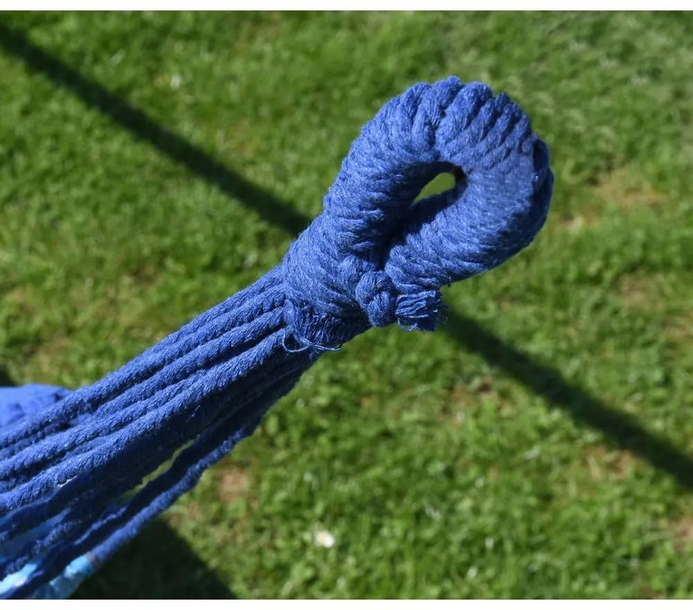 Niebiesko-biały hamak Cattara Textil