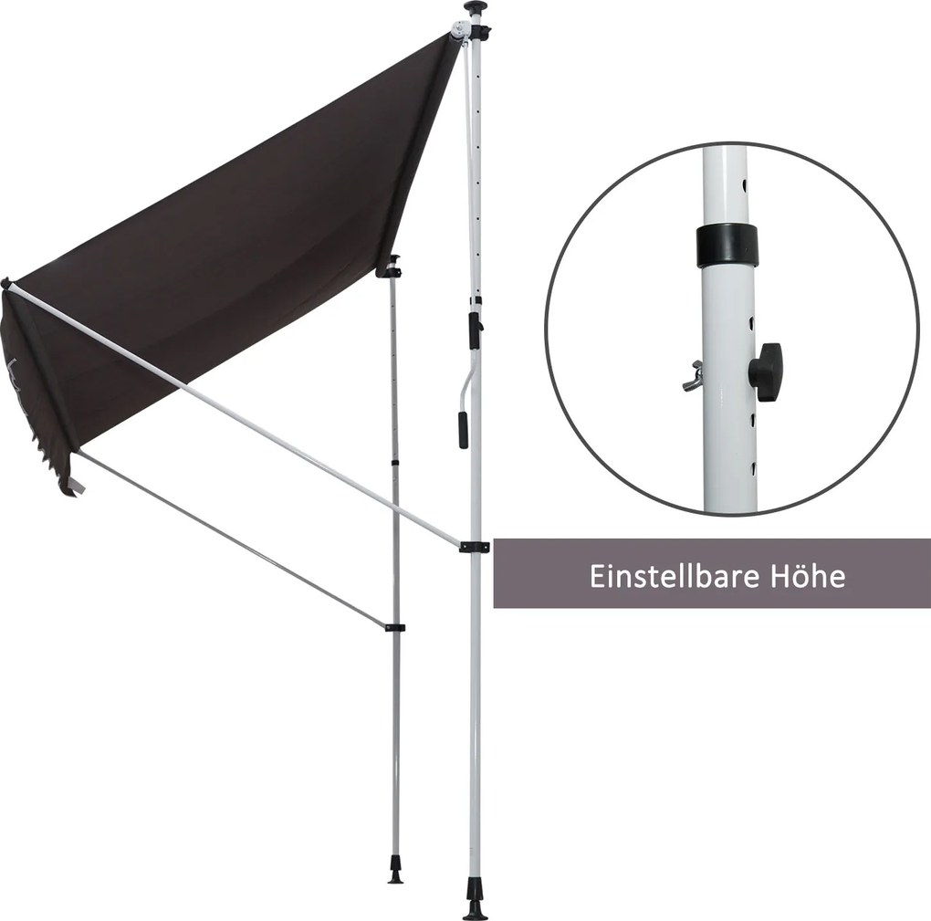 Outsunny Markiza Markiza przegubowa