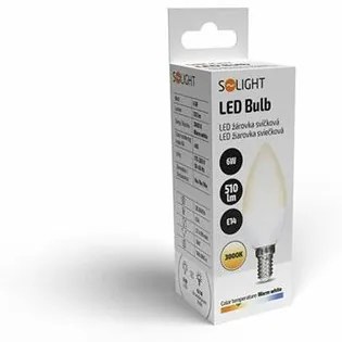 Solight żarówka LED, Świeczka 6 W, 3000 K