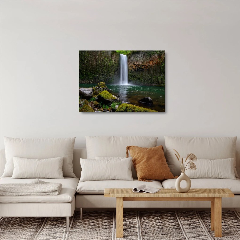 Obraz na szkle - wodospady (70x50 cm)