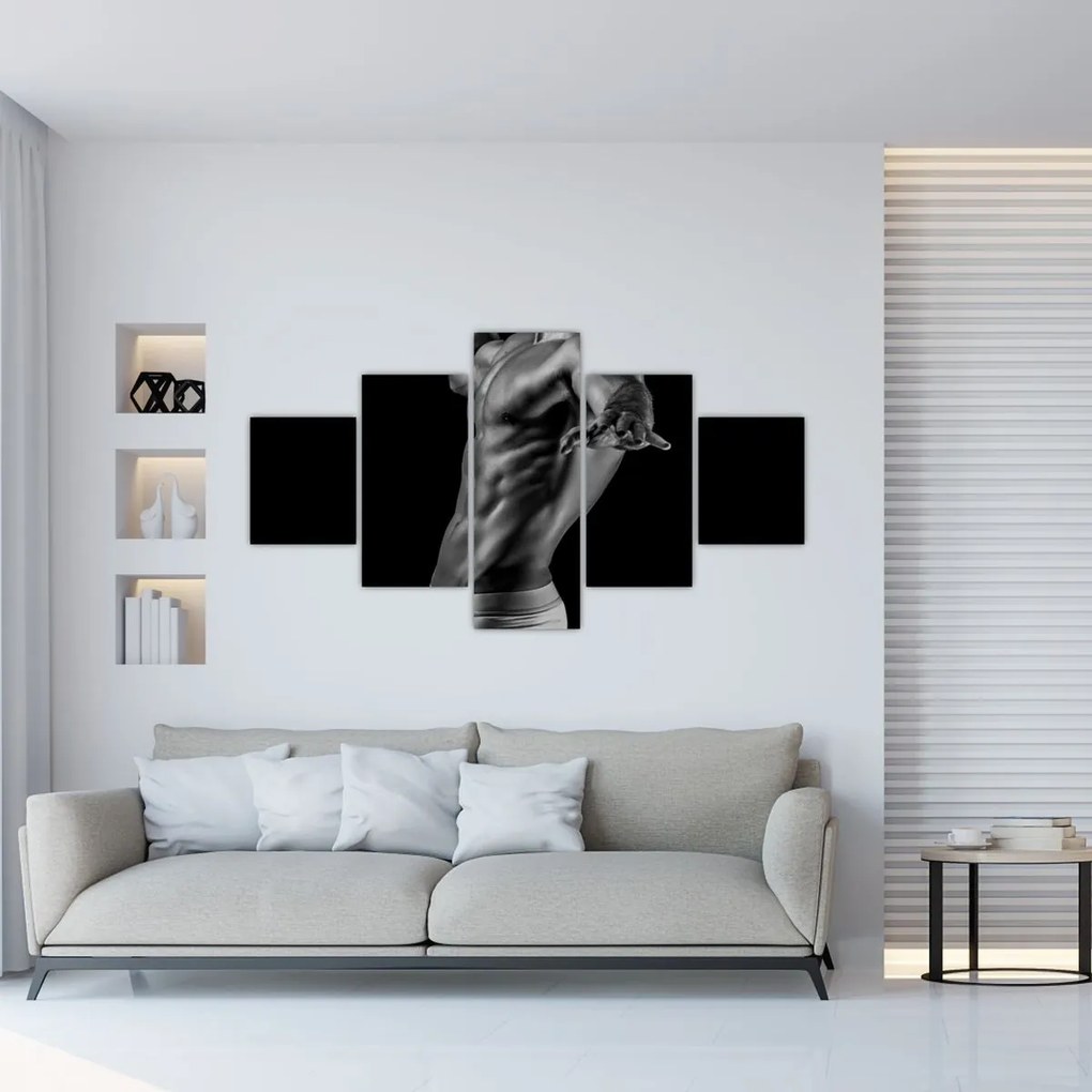 Obraz - Akt męski (125x70 cm)