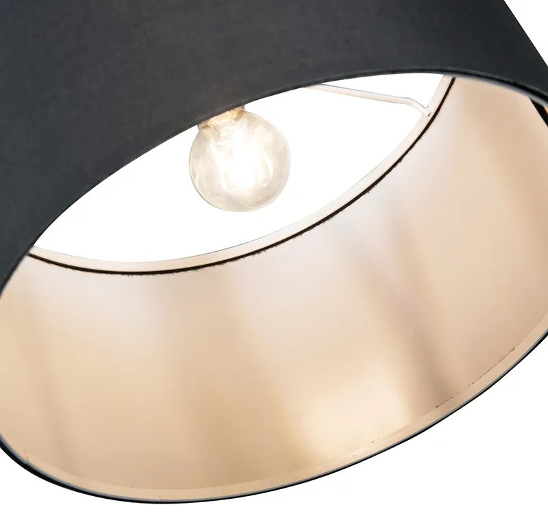 Luk Nowoczesna lampa stojąca łukowa czarna - Vinossa Nowoczesny Oswietlenie wewnetrzne