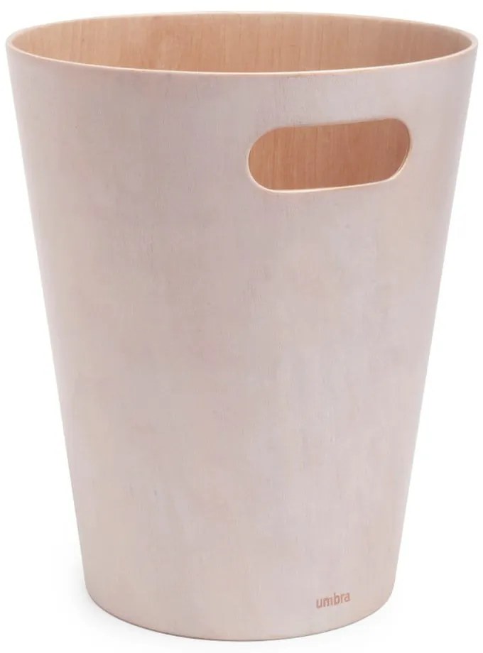 Beżowy biurowy kosz na śmieci 7,5 l Woodrow – Umbra