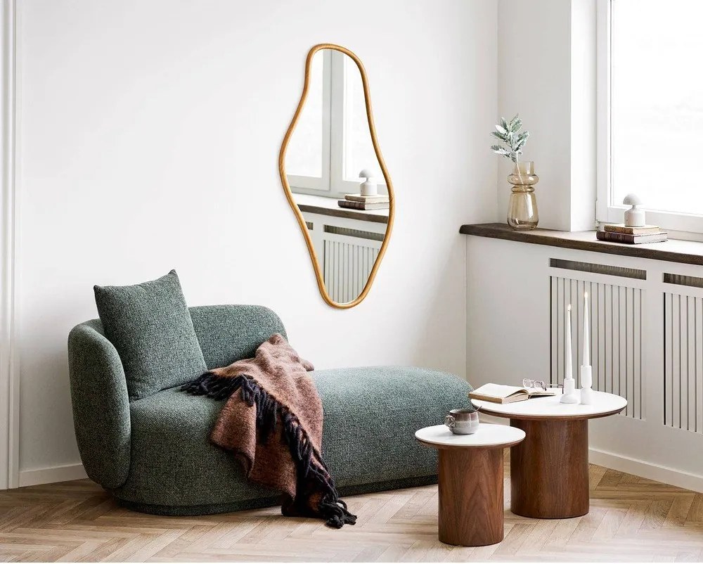 Okrągły stolik z ceramicznym blatem ø 40 cm Noli – House Nordic