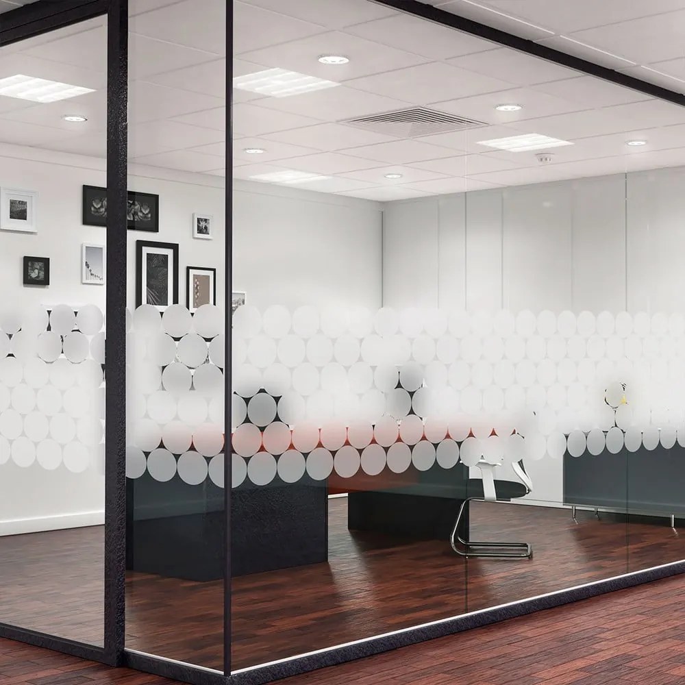 Zestaw naklejek na okno 50 szt. 10x10 cm Clackout Circle – Ambiance