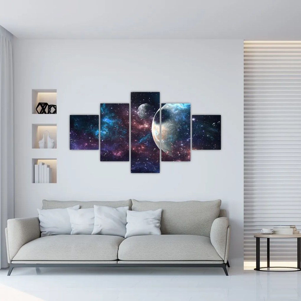 Obraz kosmosu (125x70 cm)